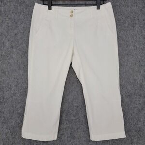Theory White Capris/Size 6